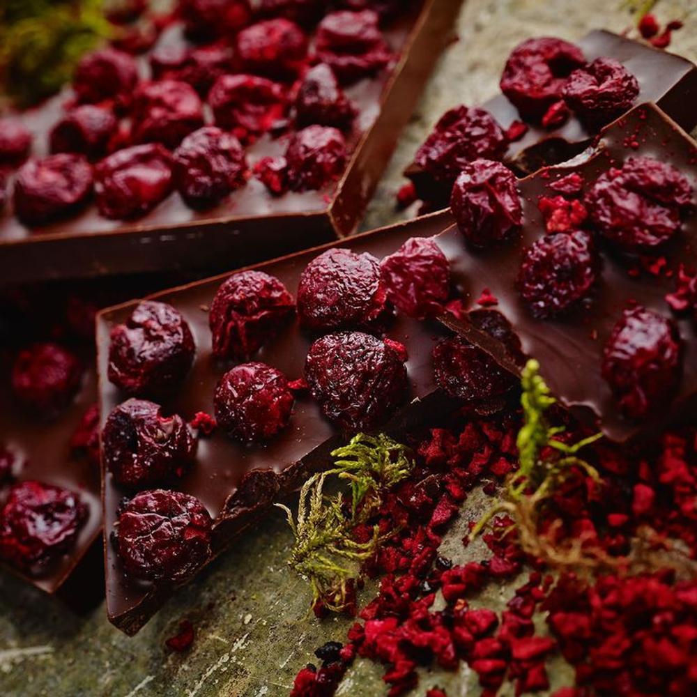 Вишня сублимированной сушки, слайсы, 250 гр.