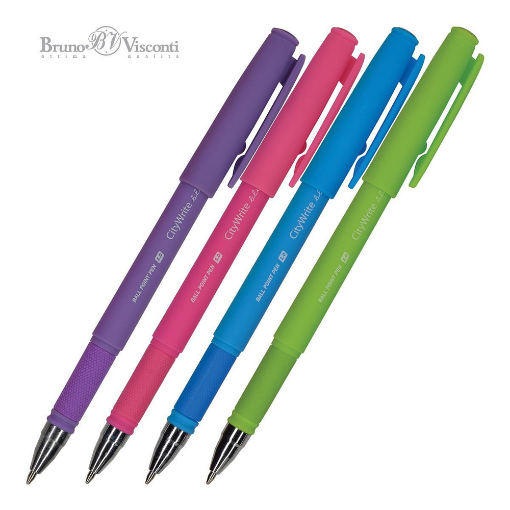 Ручка масляная 1,0мм, синяя "CityWrite.SPECIAL" (BrunoVisconti)