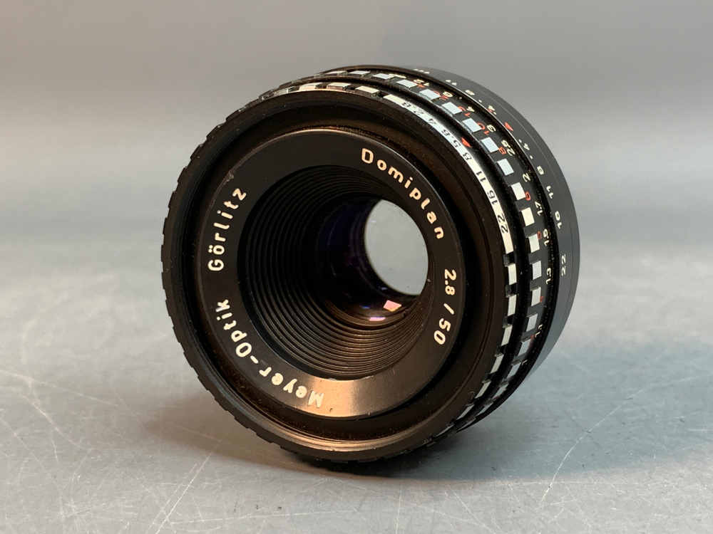 Domiplan 2.8/50 Meyer-Optik Gorlitz диафрагма неисправна