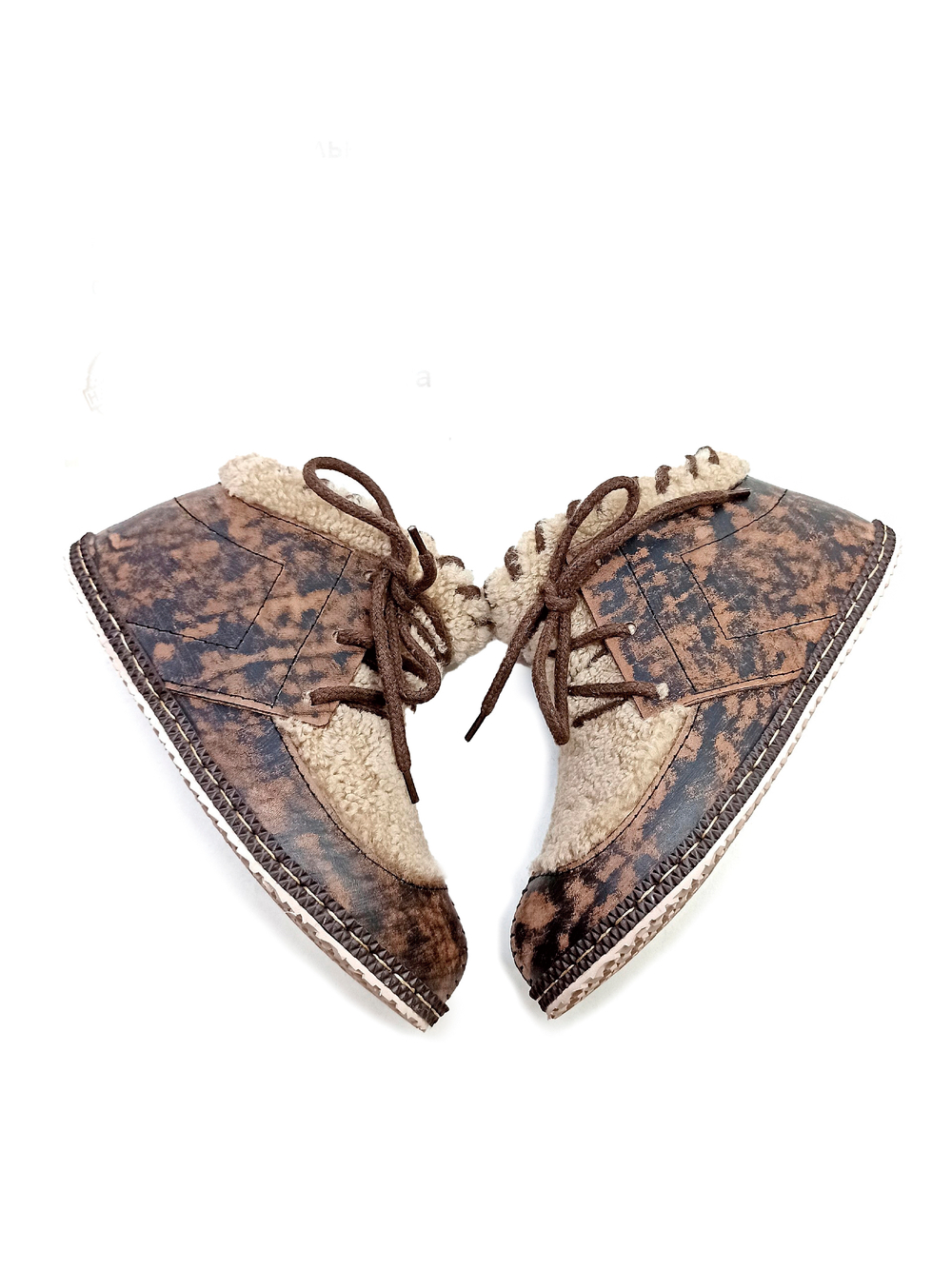 Ботильоны меховые "Sand&Turtle"