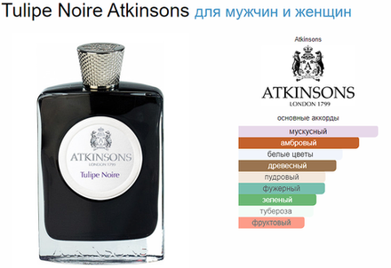 Тестер парфюмерии ATKINSONS Tulipe Noire TESTER 100ml (duty free парфюмерия)