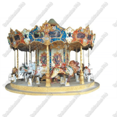 Электрическая Аттракцион карусель «Весёлый всадник», 6×6×5 м