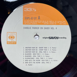 Винтажная виниловая пластинка LP Charlie Parker On Savoy Vol. 4 (Japan 1972) (No Obi)