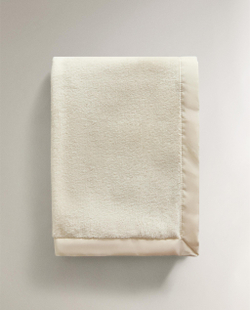 Zara Home плед детский из полиэстера, розовый, 70x100 см