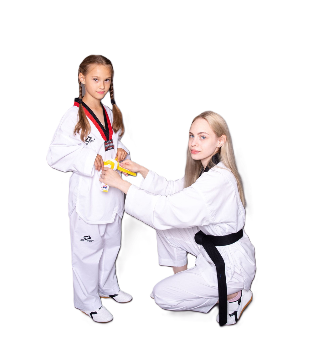 Пояс для тхэквондо ProfSport без вышивки (4 см)