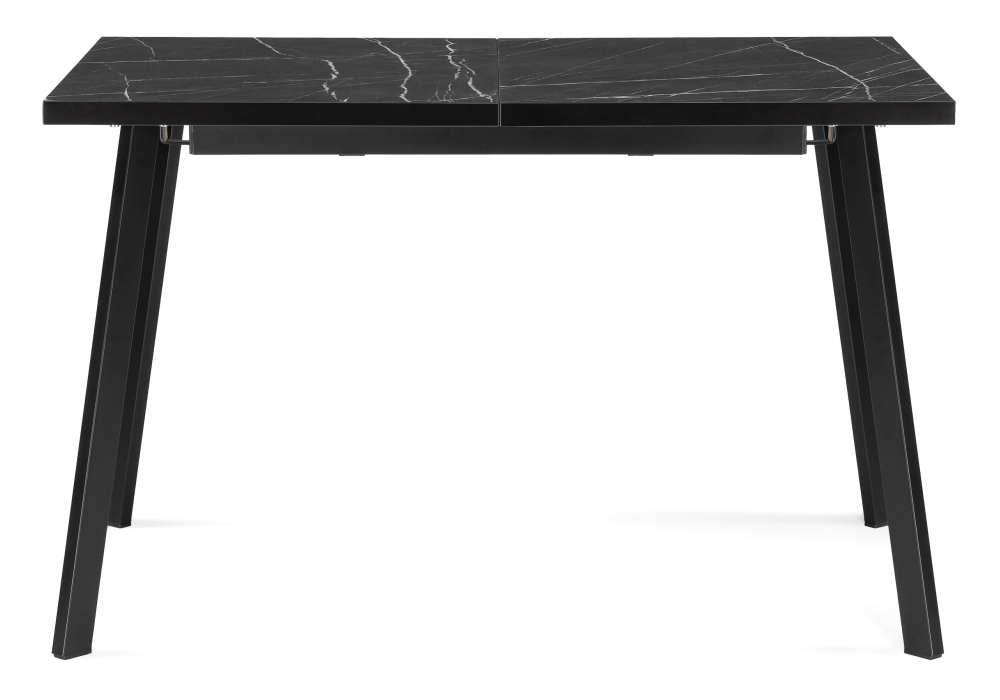 Стол деревянный Woodville Цефей 120(160)х75х75 файерстоун, черный матовый