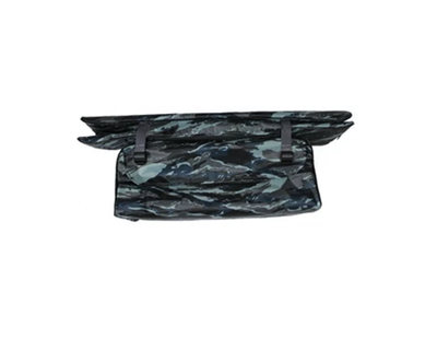 Мягкая накладка с сумкой + накладка на сидушки лодки, oxford 75*20 см, синий камуфляж