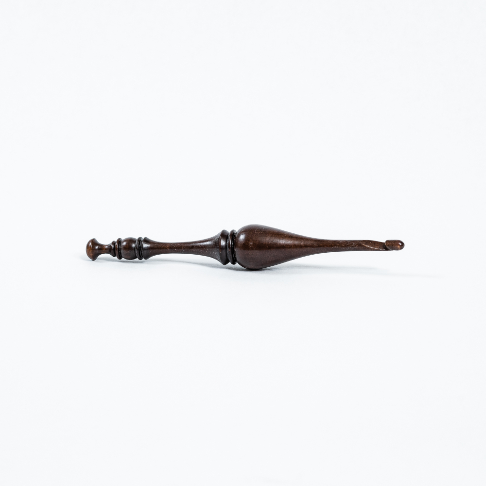 Деревянный крючок для вязания из древесины кедра 6 мм. K247