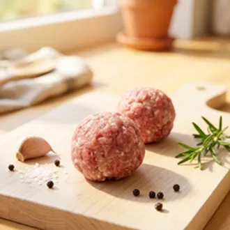 Шарики (мини-тефтельки) мясные рубленные/500 гр