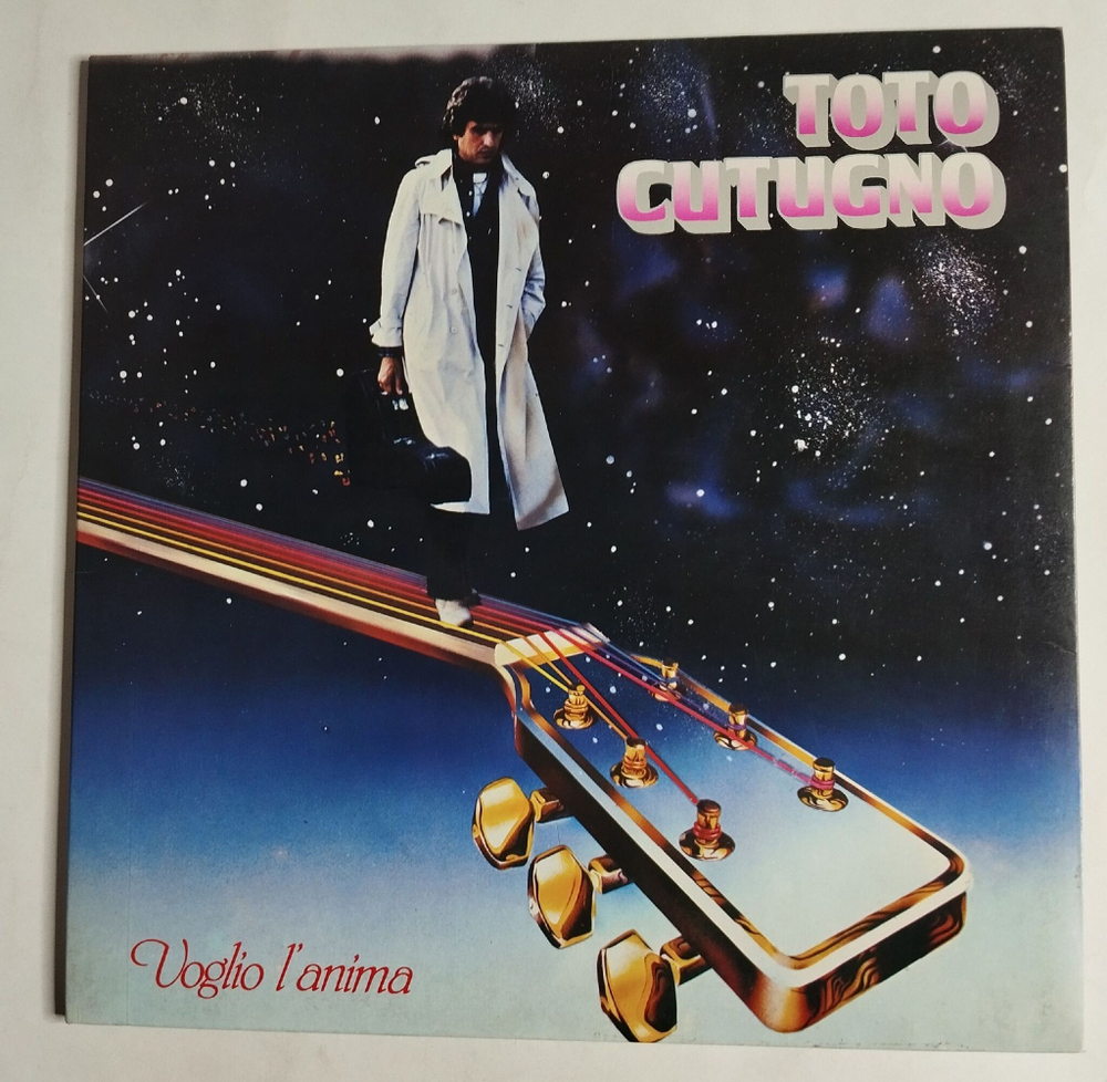 Винтажная виниловая пластинка LP Toto Cutugno Voglio Lanima (Italy 1979)
