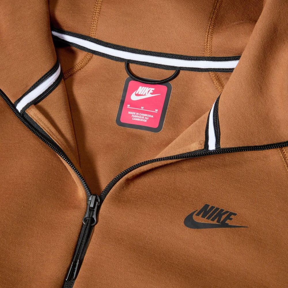 Зип Худи Nike Tech Fleece 2023 Brown