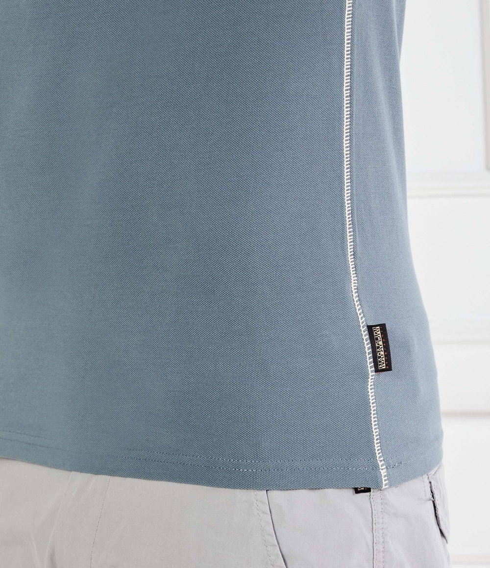 Поло E-AYLMER Napapijri - пепельный(NP0A4HTN)