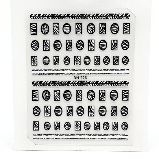 Наклейки для ногтей № DH-226