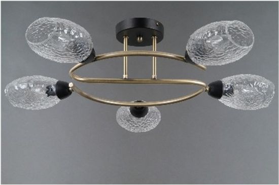 40300MD/5 MBK+AB (1) Люстра (NW)