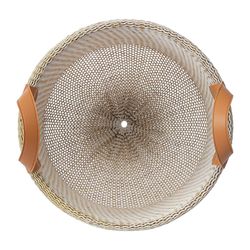 Корзина для хранения Sustainable collection, Ø32х28 см, бежевая