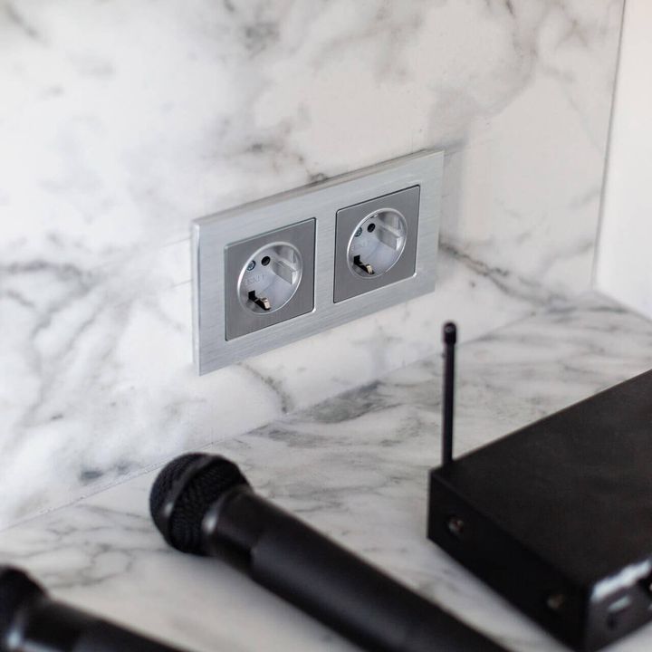 Рамка на 2 поста Werkel Aluminium алюминий W0021706 4690389158032