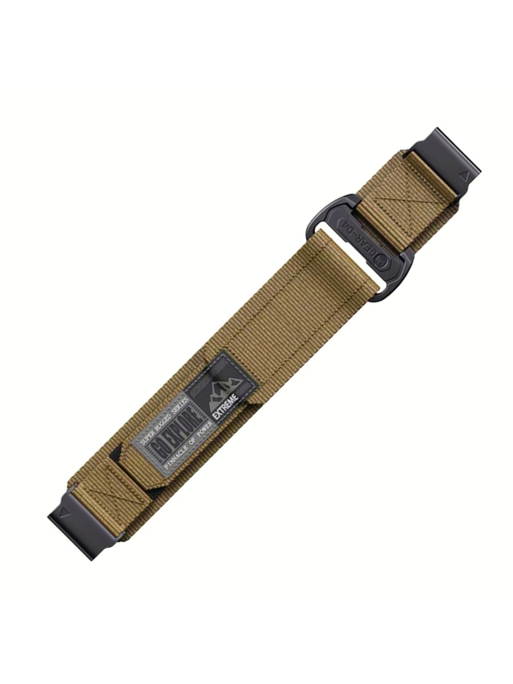 Нейлоновый ремешок 22 мм для Garmin (циферблат 47 мм) QuickFit на липучке (Бронзовый)
