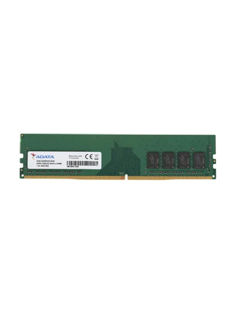 Память DDR4 8Gb 3200MHz A-Data AD4U32008G22-BGN OEM PC4-25600 CL22 DIMM 288-pin 1.2В single rank