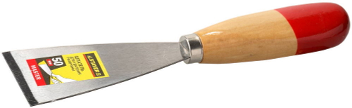STAYER MAXFlat, 50 мм, усиленное стальное полотно, деревянная ручка, шпатель для удаления ржавчины (1002-50)