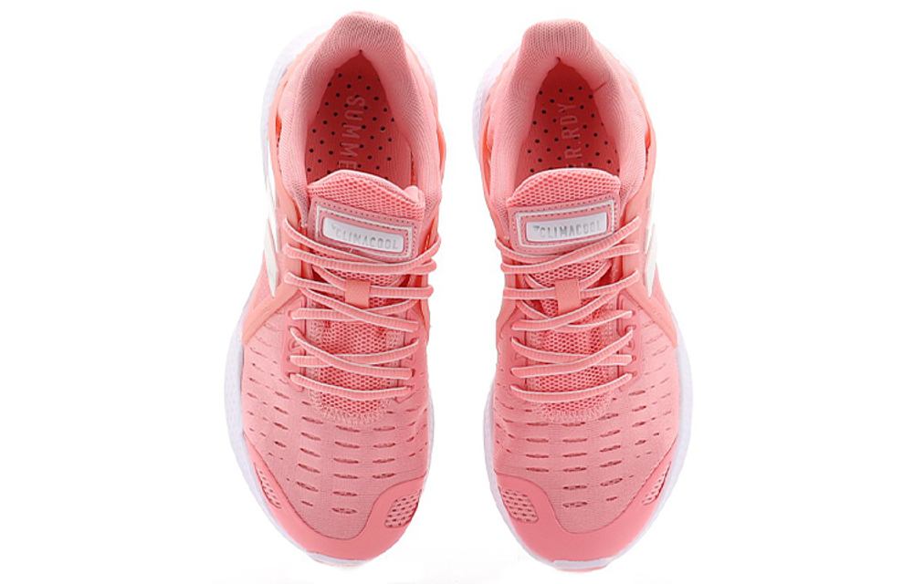 Adidas Climacool 2.0 vent summer.rdyem Qingfeng series simple and comfortable mesh fabric shock absorption, non-slip, wear-resistant, breathable, low-cut marathon running shoes women's glory powder