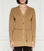 Хлопковый кардиган Michael Kors - бежевый(MF360O24VR)