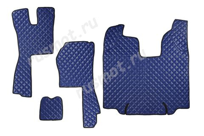 Коврики стеганые из искусственной кожи 29 Scania 2009-2012 автомат (Польша)