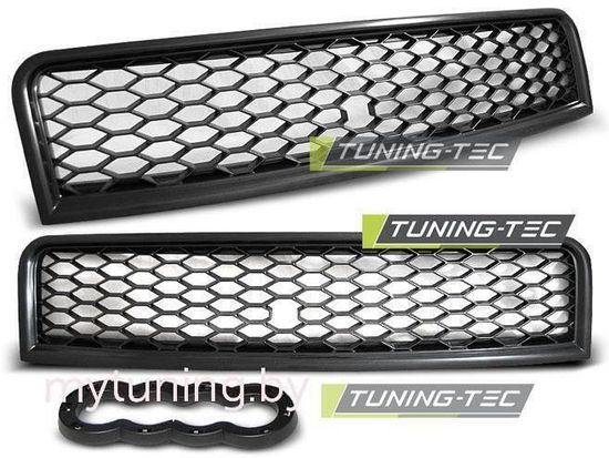 Решетка радиатора RS-TYPE MATT BLACK для Audi A4 B6