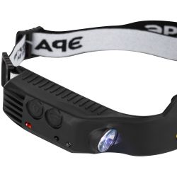 Фонарь налобный светодиодный ЭРА GA-808 Кибер-3 аккумуляторный 5 Вт COB + 3 Вт LED сенсорное управление 5 режимов