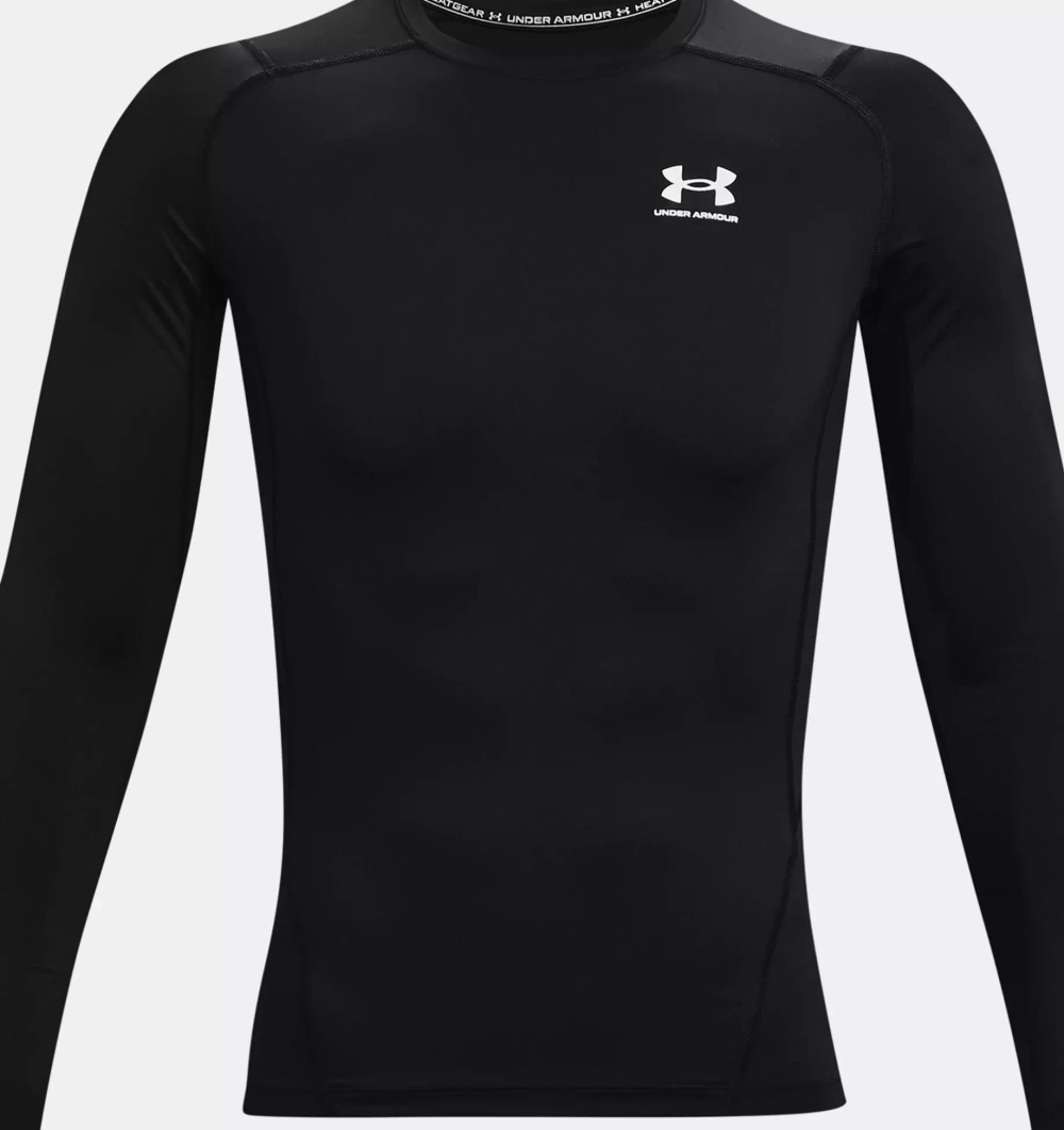 Рашгард мужской Under Armour UA HG Armour Comp LS-BLK