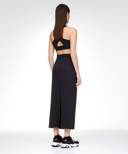 Oysho ЮБКА МИДИ, ЧЕРНЫЙ