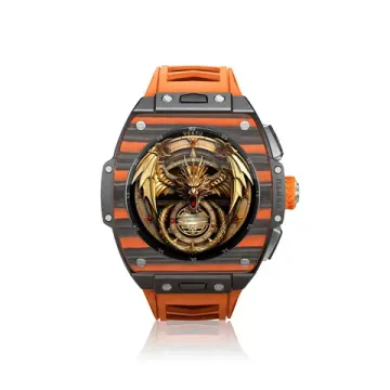 Умные часы Vertu Grand Watch — Чёрно-оранжевый карбон