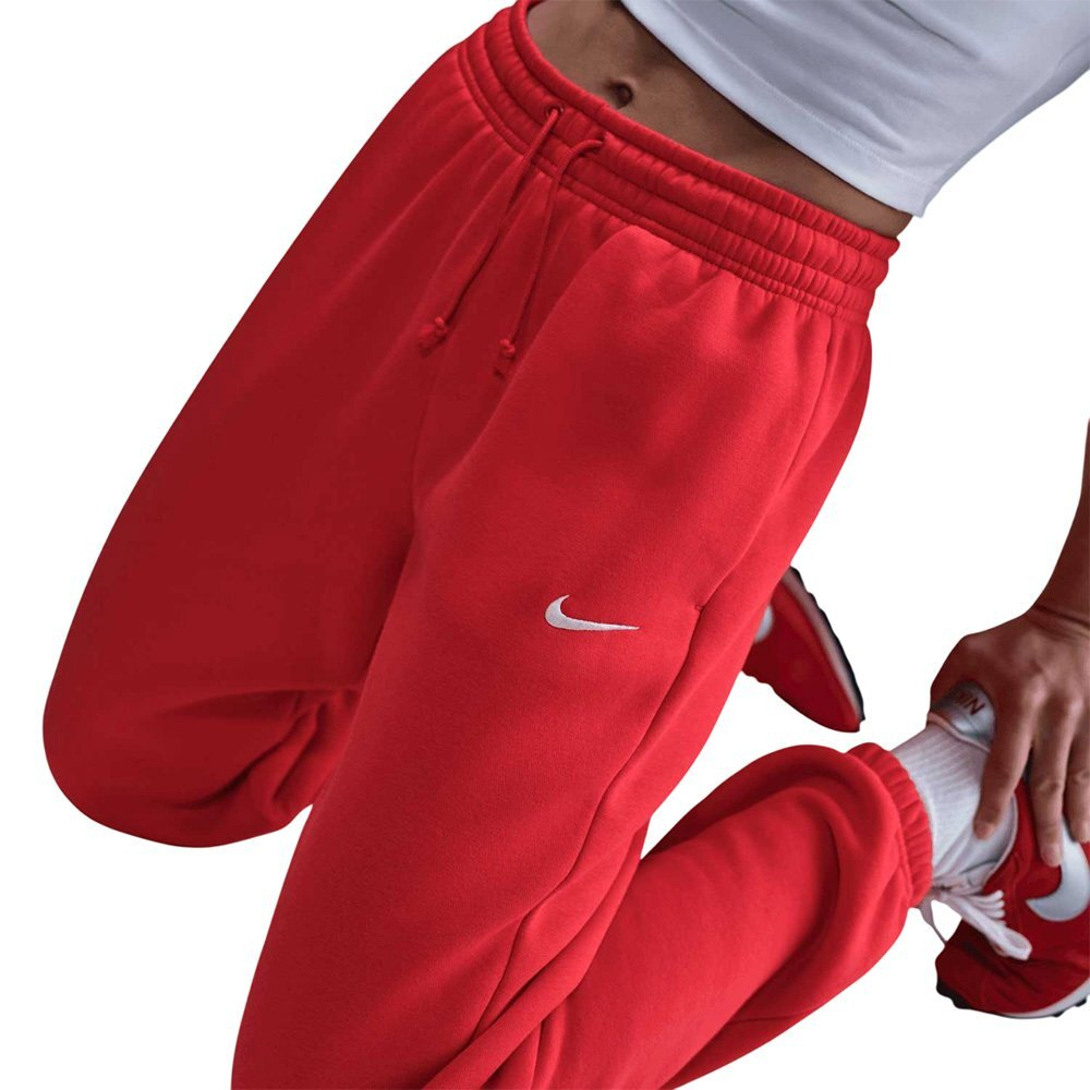 Баскетбольные женские штаны Nike Sportswear Phoenix Pants Red