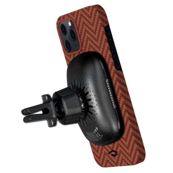 Чехол Pitaka MagEZ Case для Apple iPhone 12/12 Pro (Red/Orange Herringbone)