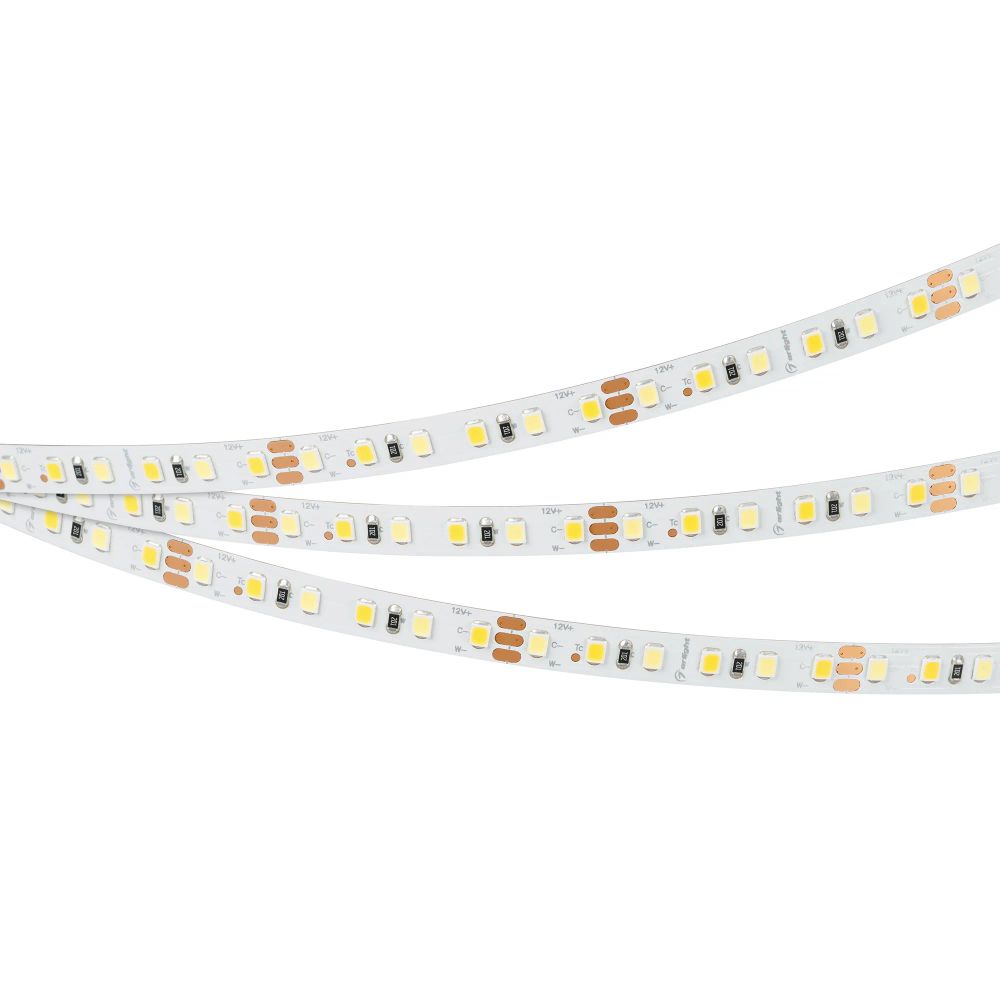 Светодиодная лента RT-A120-8mm 12V White-MIX (9.6 W/m, IP20, 2835, 5m) (Arlight, Изменяемая ЦТ) 013126(2)