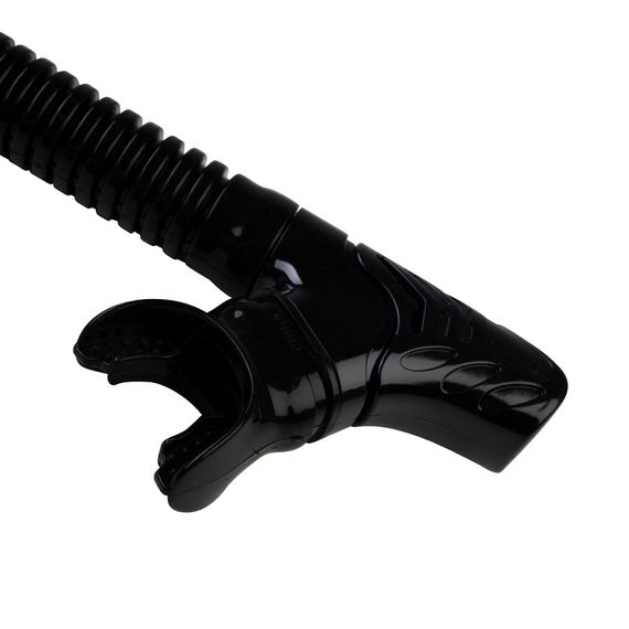 Трубка Scorpena N3 с двумя клапанами черная