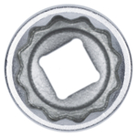 Головка торцевая стандартная двенадцатигранная 3/4&quot;, 38 мм KING TONY 633038M