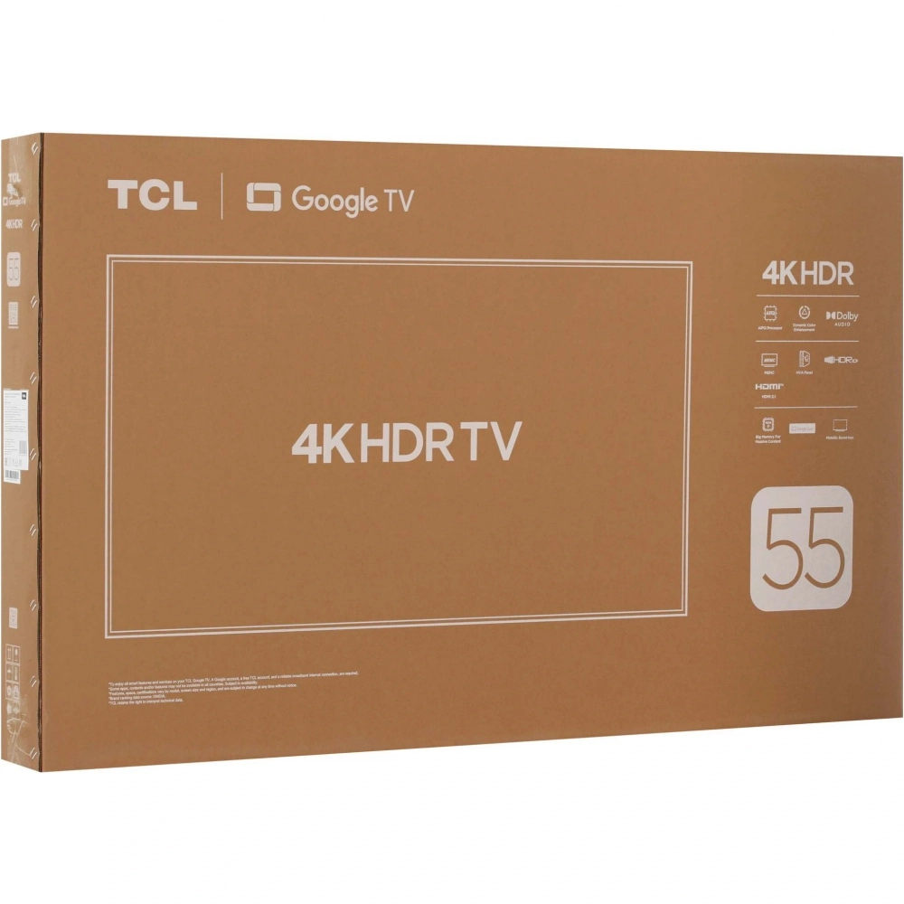 Телевизор LED TCL 55" 55P6K черный 4K Ultra HD 60Hz DVB-T DVB-T2 DVB-C DVB-S DVB-S2 USB WiFi Smart TV (RUS)