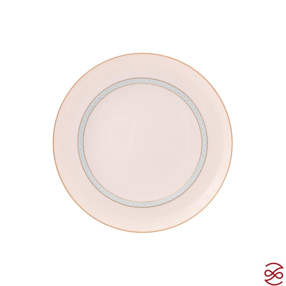 Набор тарелок Falkenporzellan Corvara AERO BLUE-GOLD 27 см (6 шт)