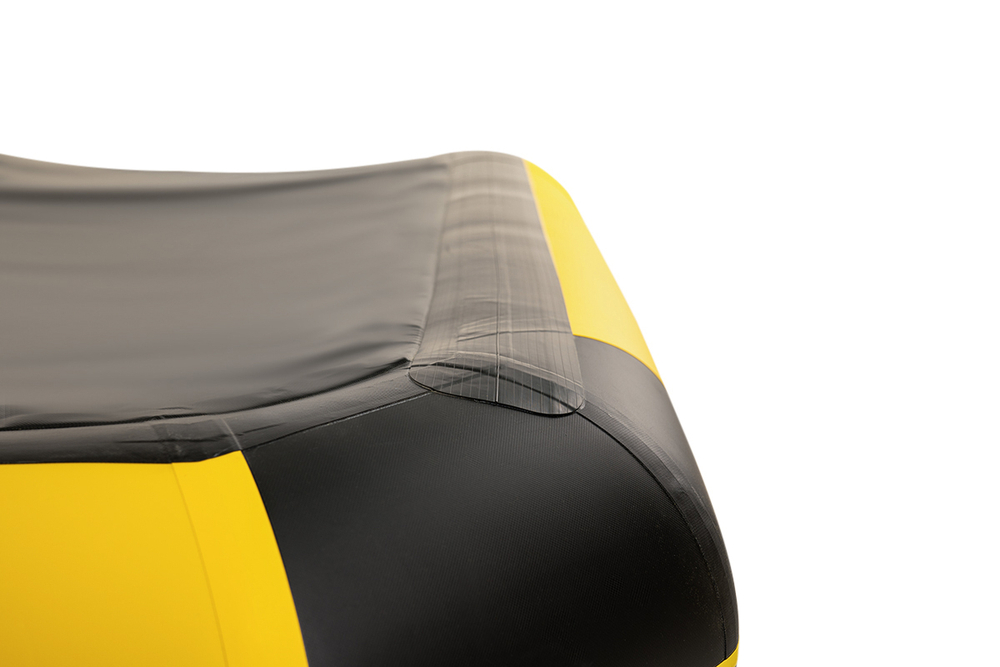 YACHTMAN-260 М (Яхтман) желтый-черный (лодка ПВХ с усилением)