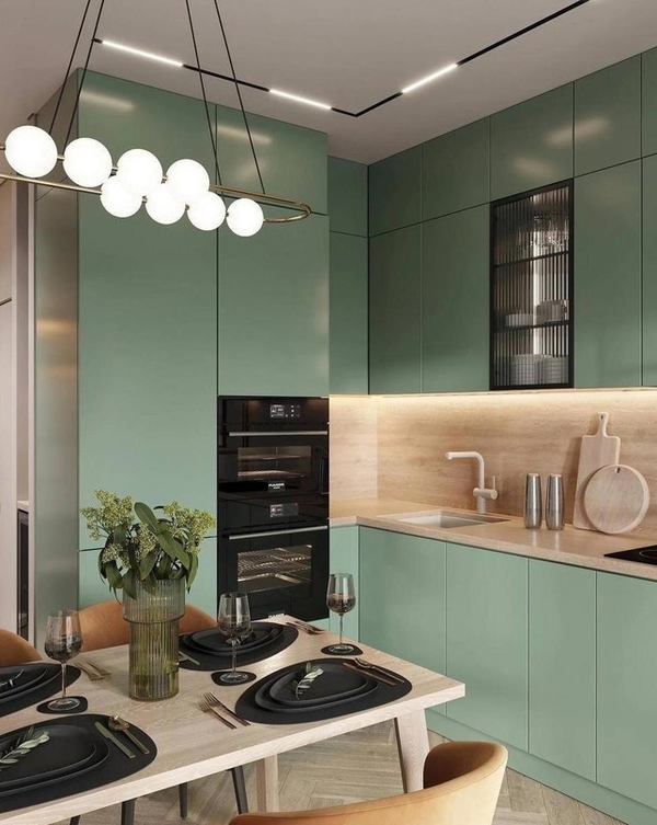 Примеры современных дизайнов кухонь из интернета