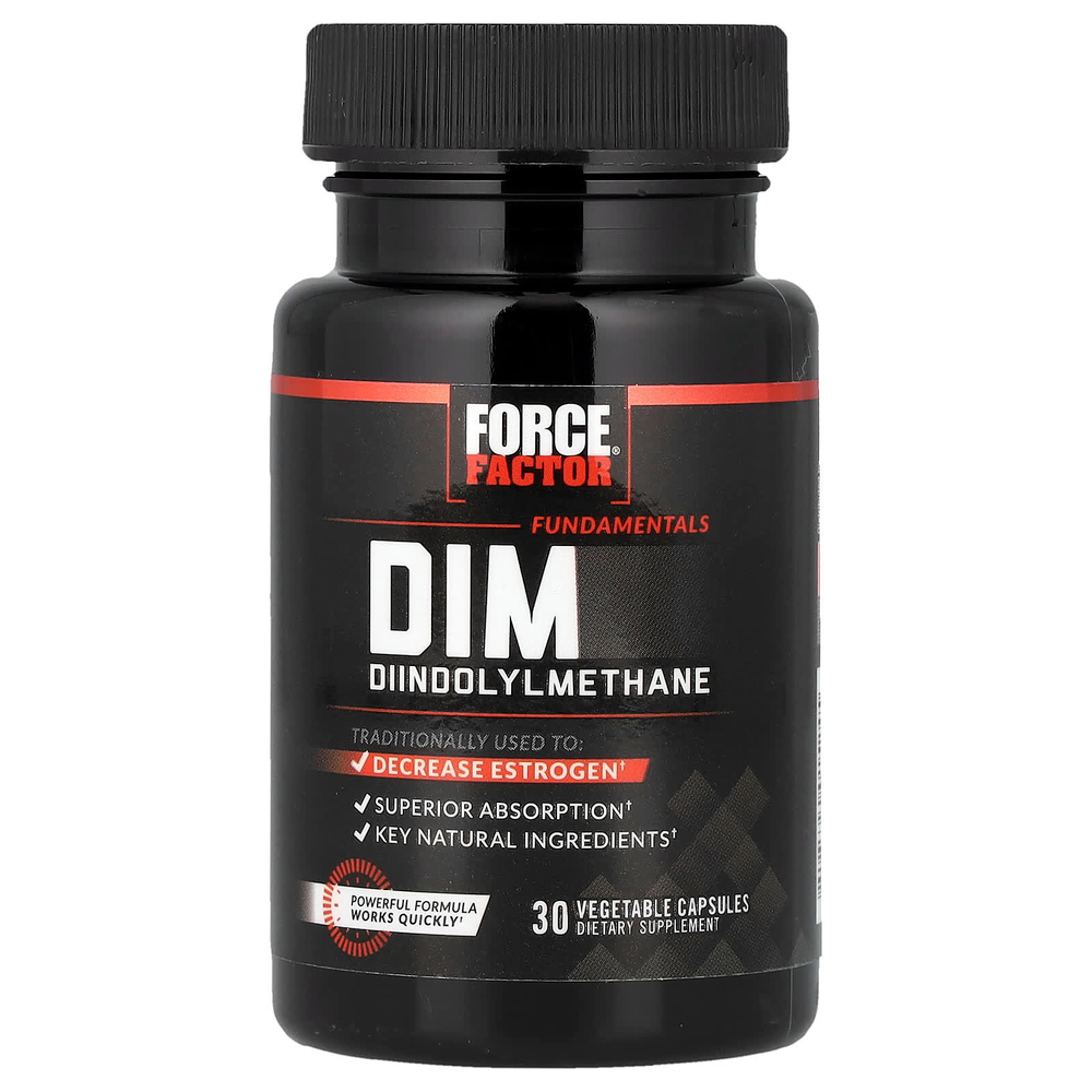 Force Factor, Fundamentals, DIM, 30 растительных капсул