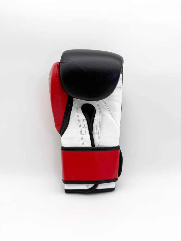Перчатки боксерские LEADERS LiteSeries (черно-красные)