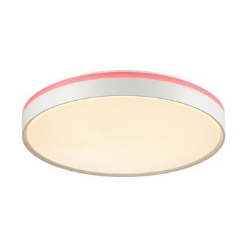 7708/DL COLOR SN 154 Светильник пластик/белый/розовый LED 48Вт 4000К D420 IP43 KEZO PINK