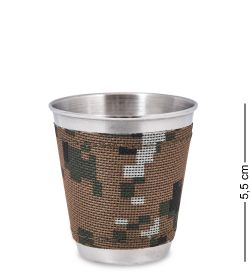 GT-94 Подарочный н-р фляжка со стопками «Камуфляж» 500 мл