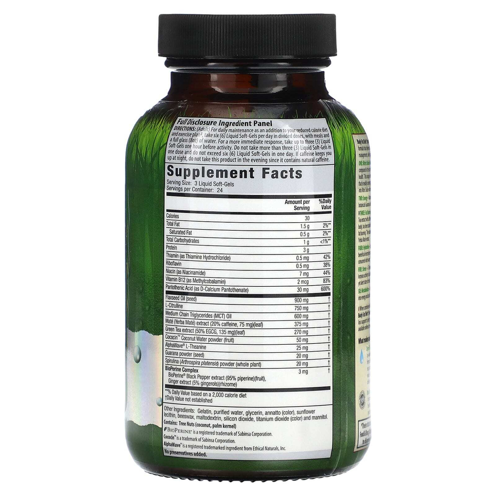 Irwin Naturals, Красные капсулы, шестикомпонентная супер система, 72 капсулы с жидким содержимым