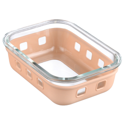 Контейнер Smart Solutions 640мл бежевый в чехле