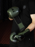 Перчатки для бокса Tomorrow Star Warrior Green Black