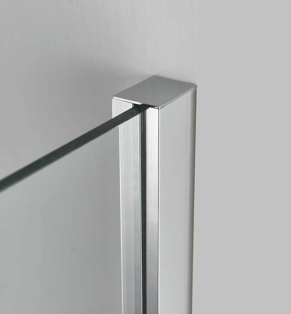 Душевой уголок Alpha VSR-3AL9011CL, 1100*900, хром, стекло прозрачное