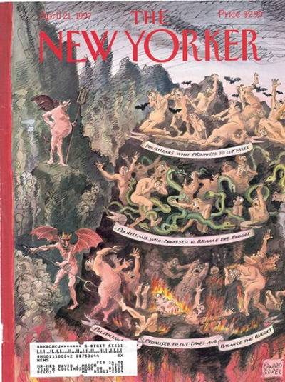 Журнал The New Yorker 21-04-1997, обложка