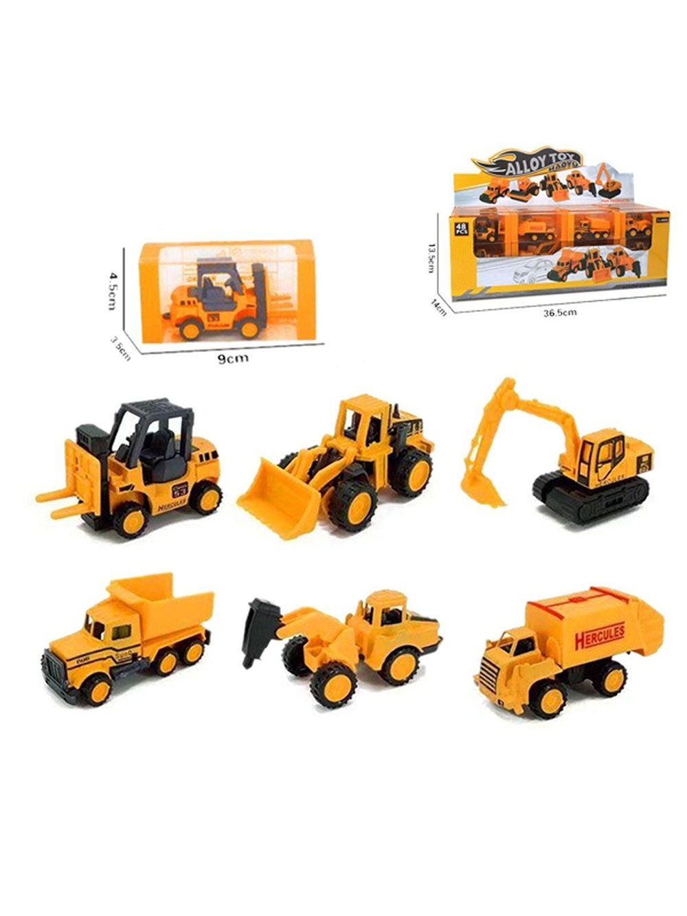 Набор машинок и спецтехники 6 машинок (200940024)